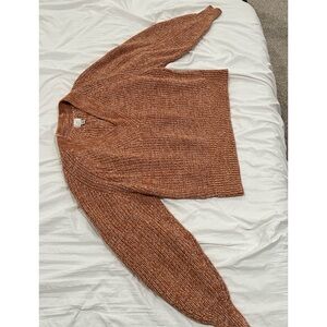a new day Women's Tan V-Neck Sweater